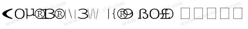 Courier New Krg Bold字体转换